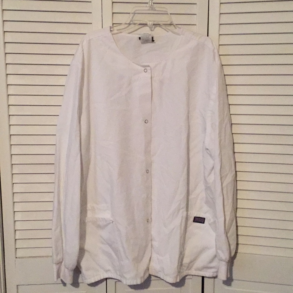 White Scrub Jacket